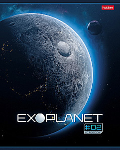 Norakstīšanas bloks kvadrātā, 80 lapas - Exoplanet, daudzveidībā