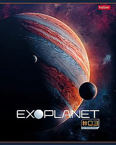 Norakstīšanas bloks kvadrātā, 80 lapas - Exoplanet, daudzveidībā