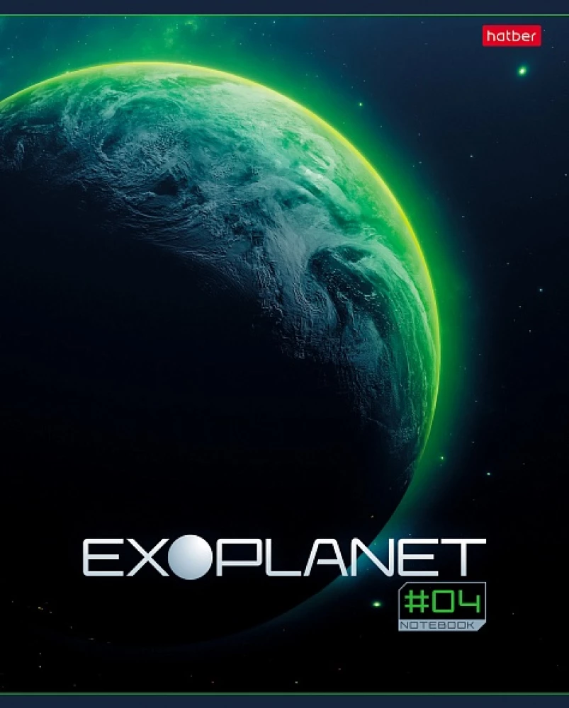 Norakstīšanas bloks kvadrātā, 80 lapas - Exoplanet, daudzveidībā