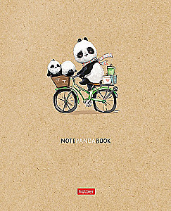 Rūtiņu klade, 48 lapas - Panda