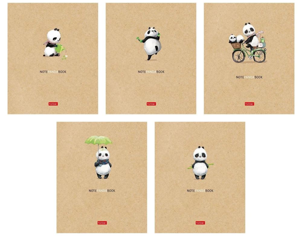 Rūtiņu klade, 48 lapas - Panda