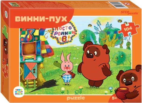 Пазлы - Винни Пух, 104 элементов