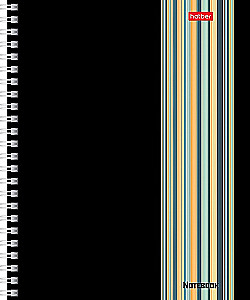 Burtnīca ar līnijām, 96 lapas - LINES, dažādība