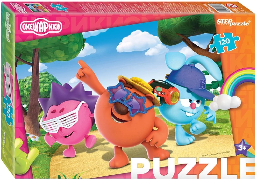Puzle - Riki, 120 elementi, dažādībai