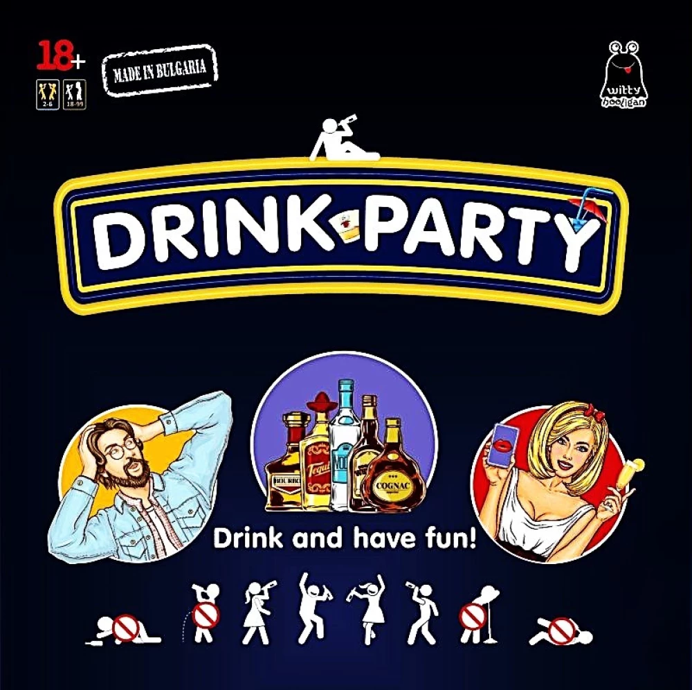 Galda spēle - Drink party