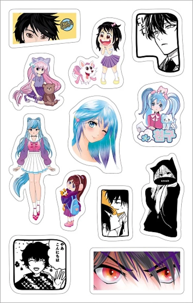 Uzlīmju komplekts - Anime