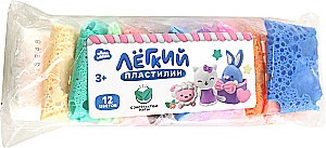 Vieglā plastilīna ar piparmētru - Ņem viegli, 12 krāsas