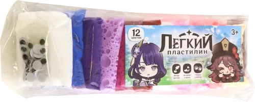 Vieglā plastilīna - Veido viegli. Anime meitene, 12 maigu krāsu