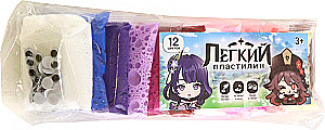 Vieglā plastilīna - Veido viegli. Anime meitene, 12 maigu krāsu