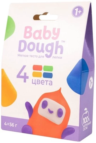 Modelēšanas mīkla - BABY DOUGH, 4 krāsas, Nr.2