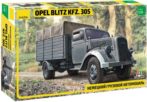 Savienojamā modeļa Vācu kravas automašīna Opel Blitz Kfz. 305