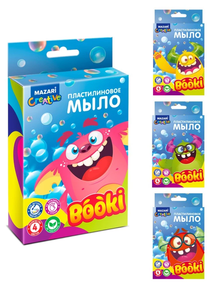 Radošais komplekts - Plastilīna ziepes, 60 gr, sortimentā