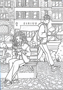 Моя первая школьная любовь. Раскраска для фанатов young adult