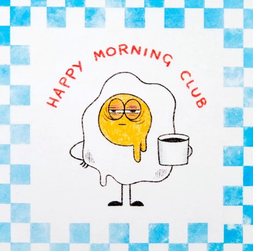 Открытка - Лайфстайл. Happy morning club