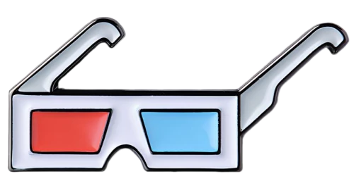 Emaljas nozīmīte - 3D brilles