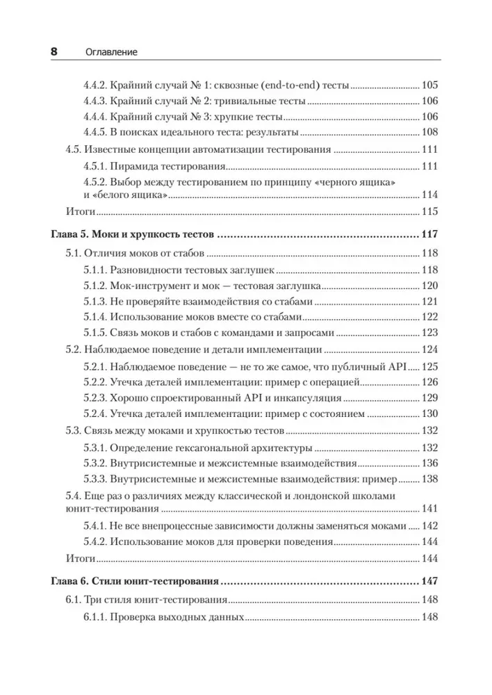 Принципы юнит-тестирования
