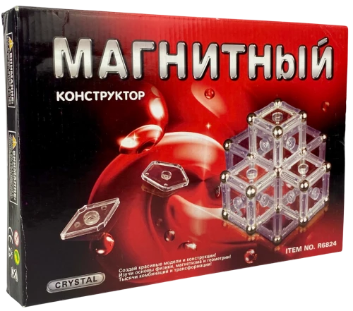 Magnētiskais konstruktors Crystal (84 daļas)