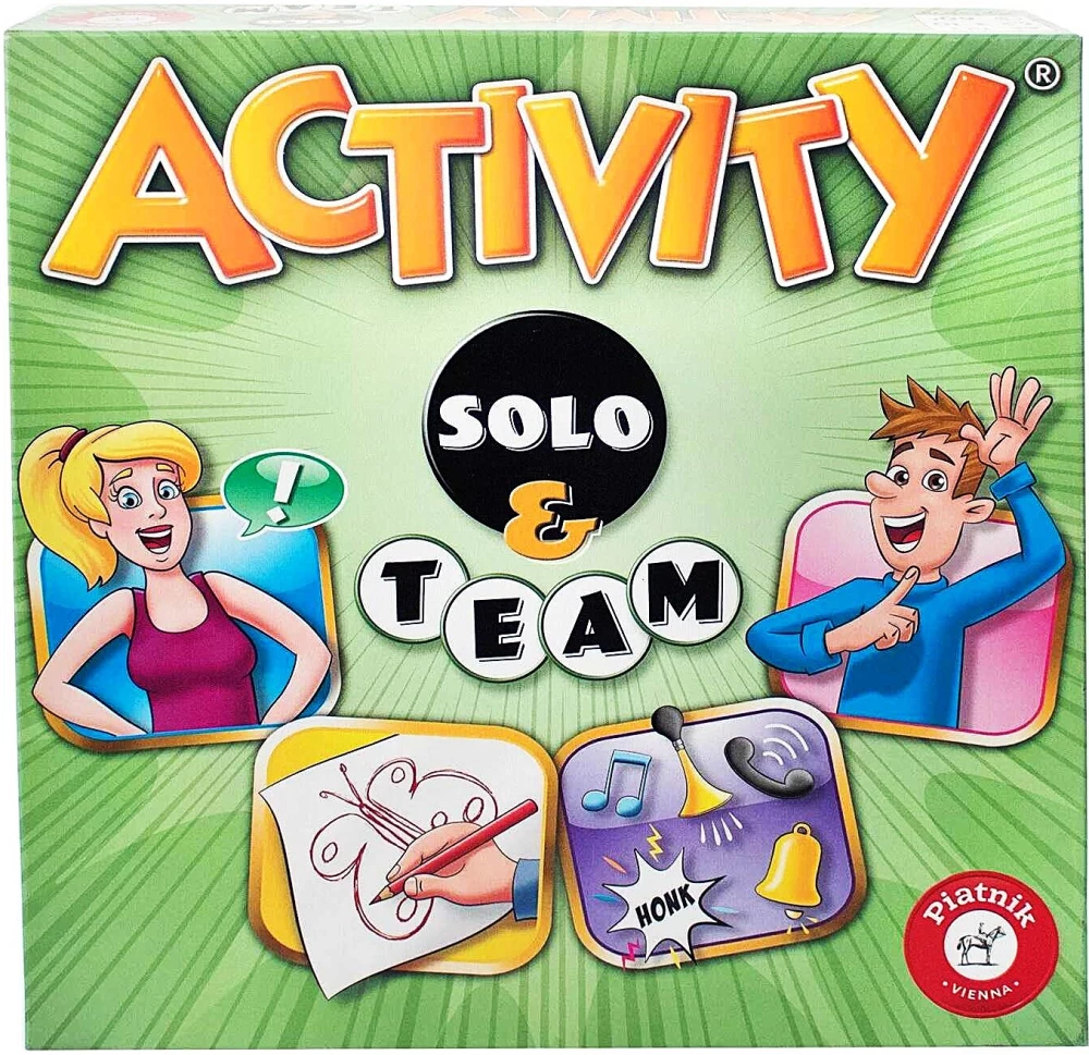 Galda spēle - Activity. Solo un Komandas