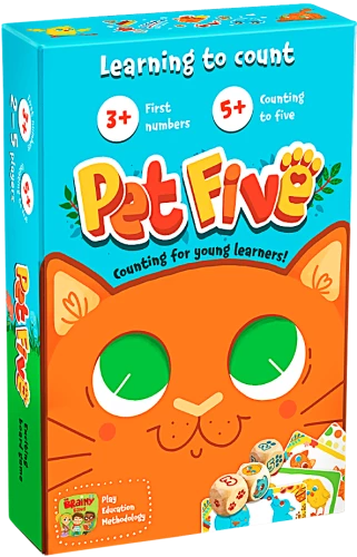 Attīstošā galda spēle - Pet Five (Lapiņas) EN