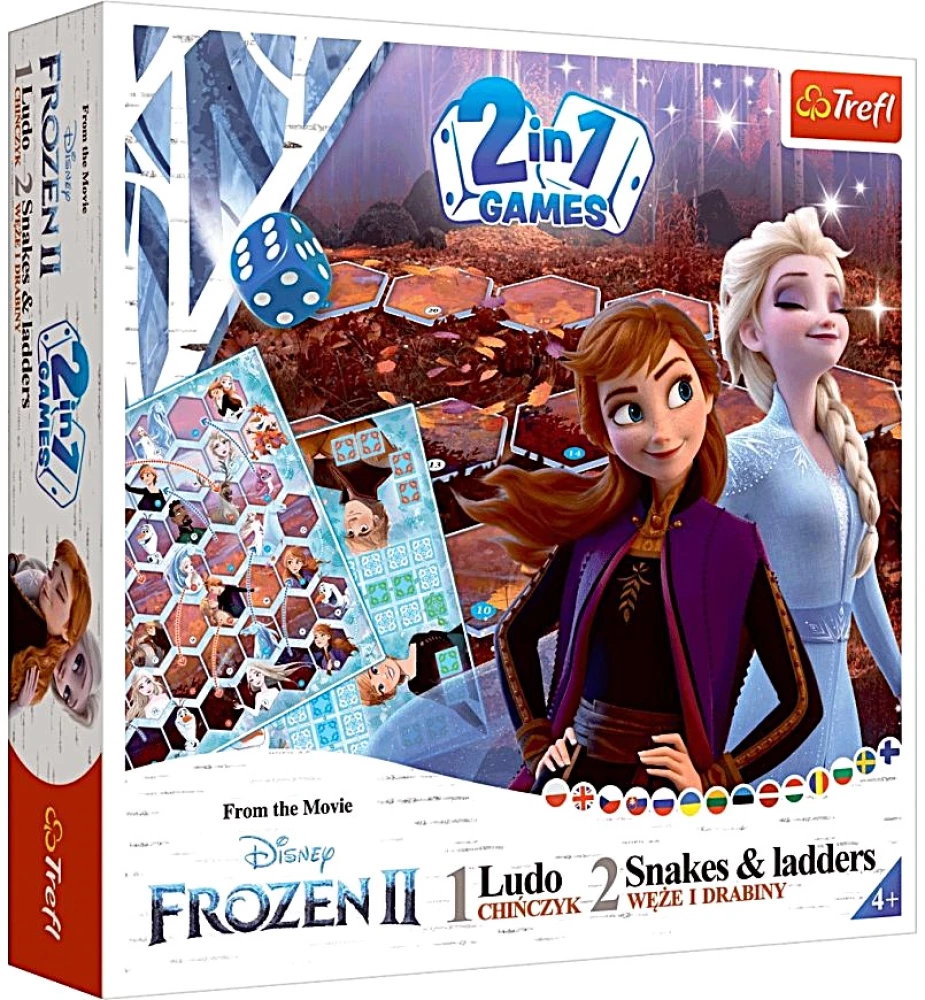 Настольная игра (2 в 1) - Холодное сердце 2
