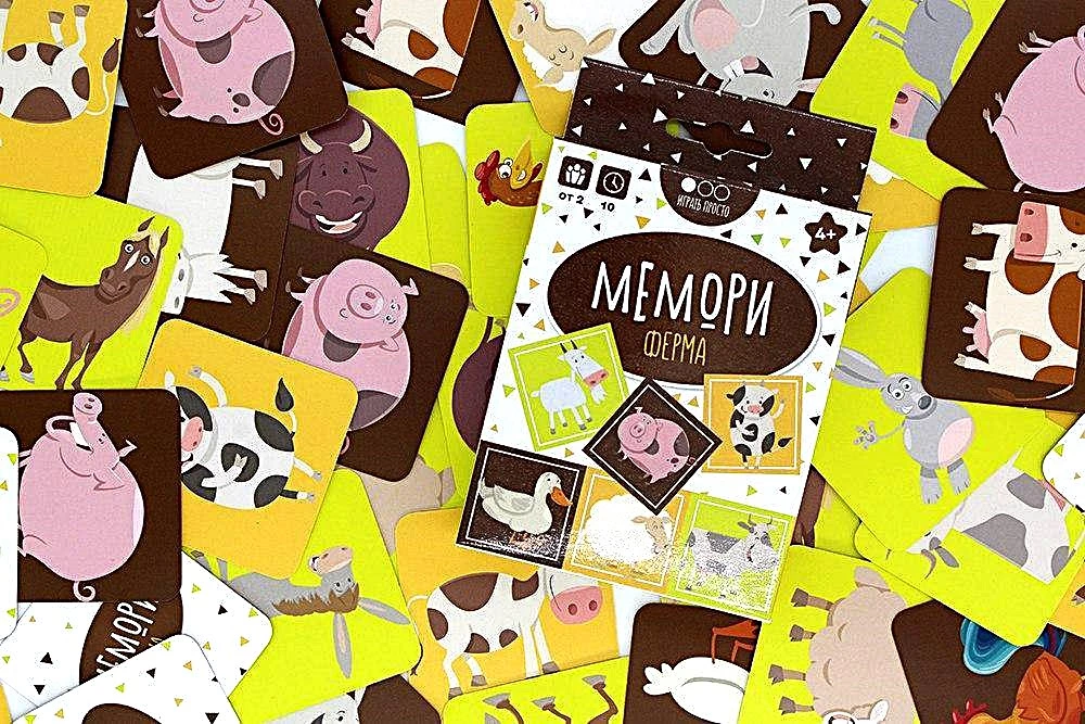 Настольная игра - Мемори Ферма