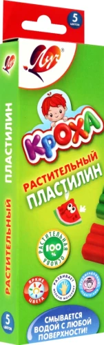 Augu plastilīns Kroha, 5 krāsas