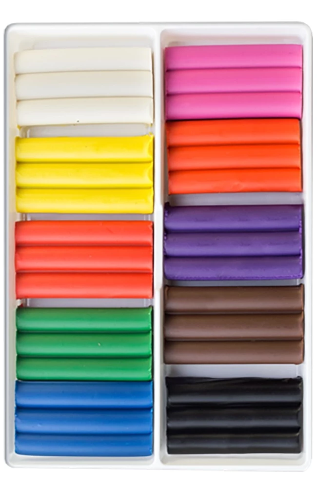 Augu plastilīns - Krokha, 10 krāsas