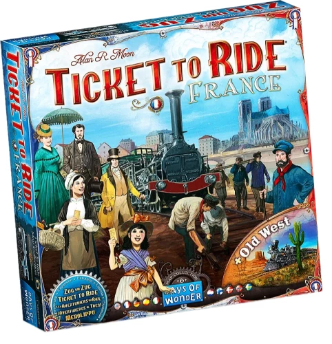 Galda spēle - Ticket to Ride. Francija (paplašinājums) EN