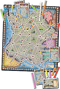 Настольная игра - Ticket to Ride. France (дополнение) EN
