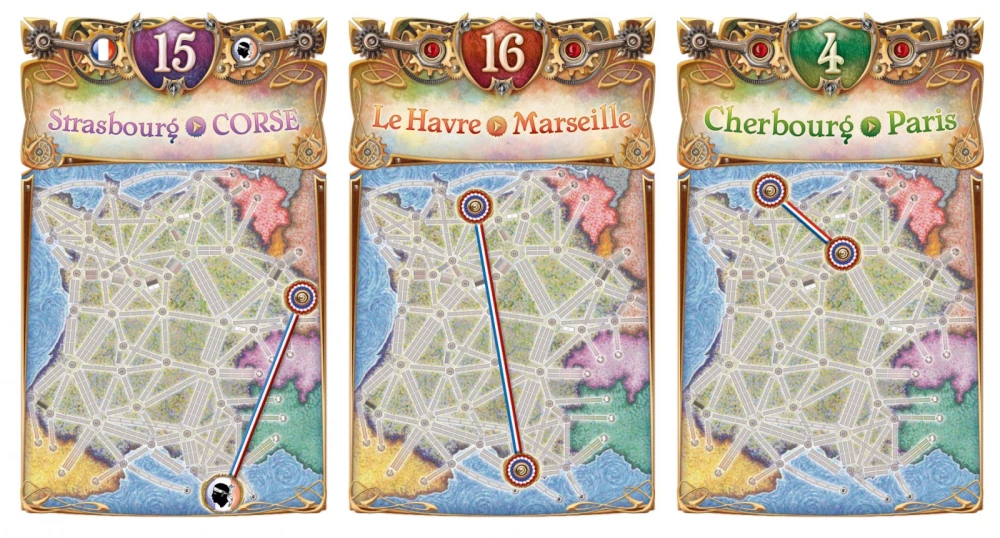 Настольная игра - Ticket to Ride. France (дополнение) EN