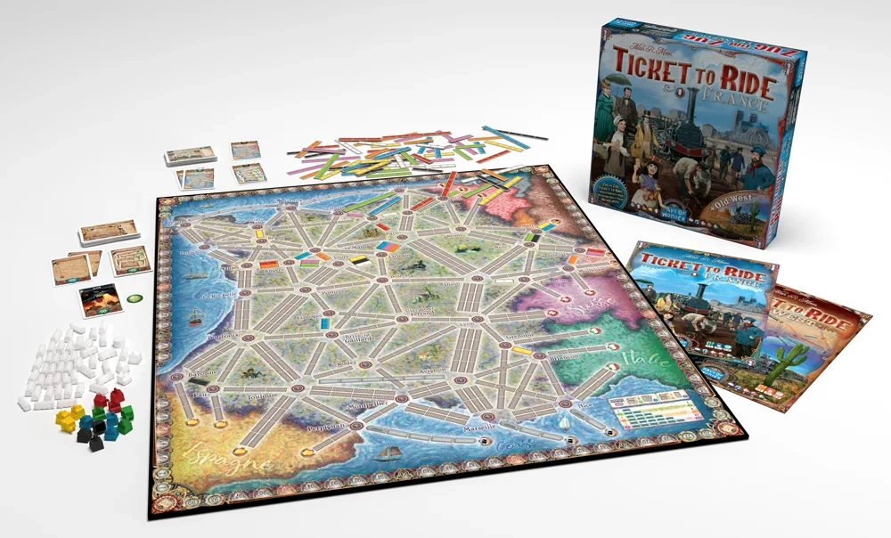 Настольная игра - Ticket to Ride. France (дополнение) EN