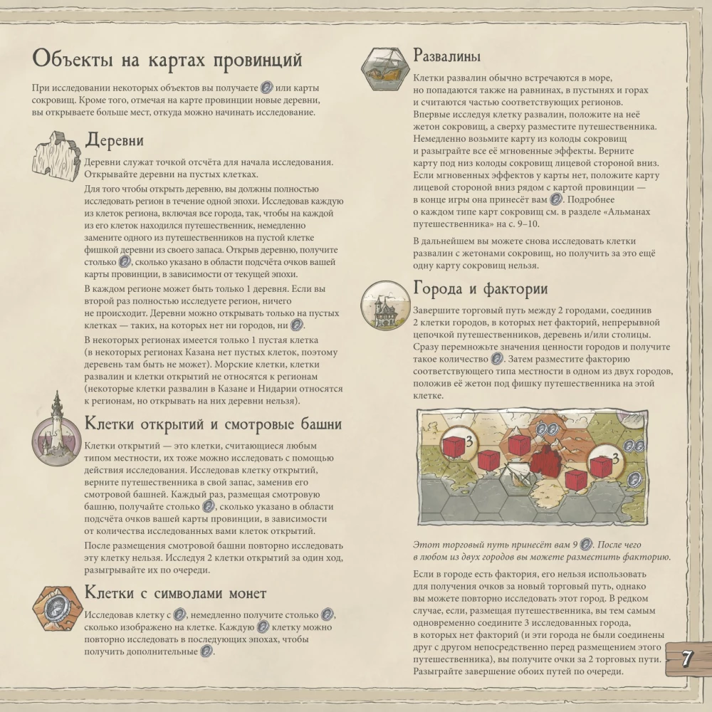 Настольная игра - Гильдия купцов-путешественников
