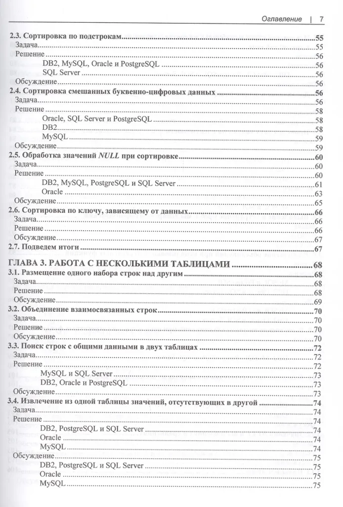 SQL. Сборник рецептов