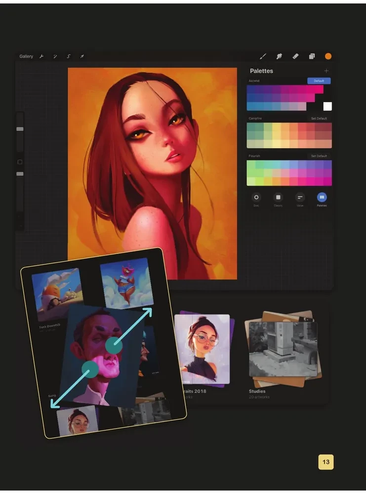Procreate. Mācāmies radīt šedevrus uz Ipad. Vienīgais ceļvedis digitālajā glezniecībā