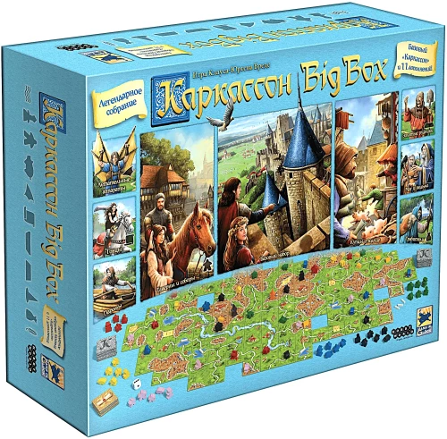Galda spēle - Karakasons (Carcassonne). Big Box