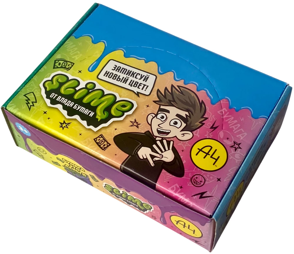 Slaimu komplekts - SLIME no Vladis Papīra. Sajauc jaunu krāsu!