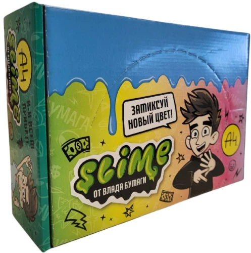 Slaimu komplekts - SLIME no Vladis Papīra. Sajauc jaunu krāsu!
