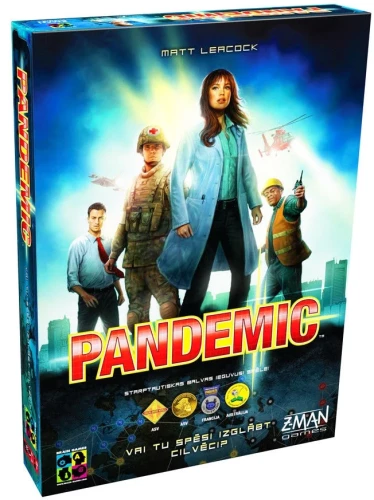 Galda spēle - Pandemic (latviešu valodā)