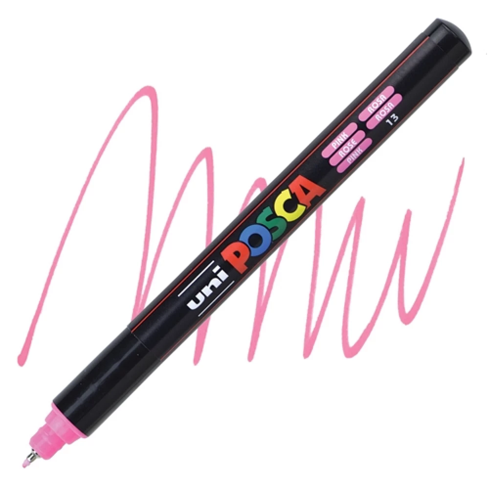 Marķieris UNI Posca PC-1MR, rozā (13)