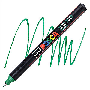 Marķieris UNI Posca PC-1MR, zaļš (6)