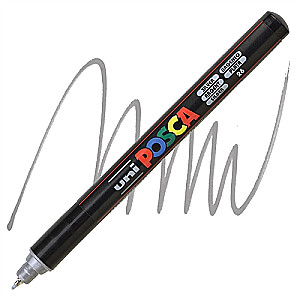 Marķieris UNI Posca PC-1MR, pelēks (26)