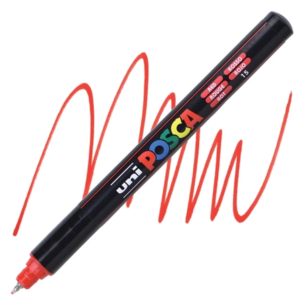 Marķieris UNI Posca PC-1MR, sarkans (15)