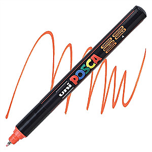 Marķieris UNI Posca PC-1MR, oranžs (4)