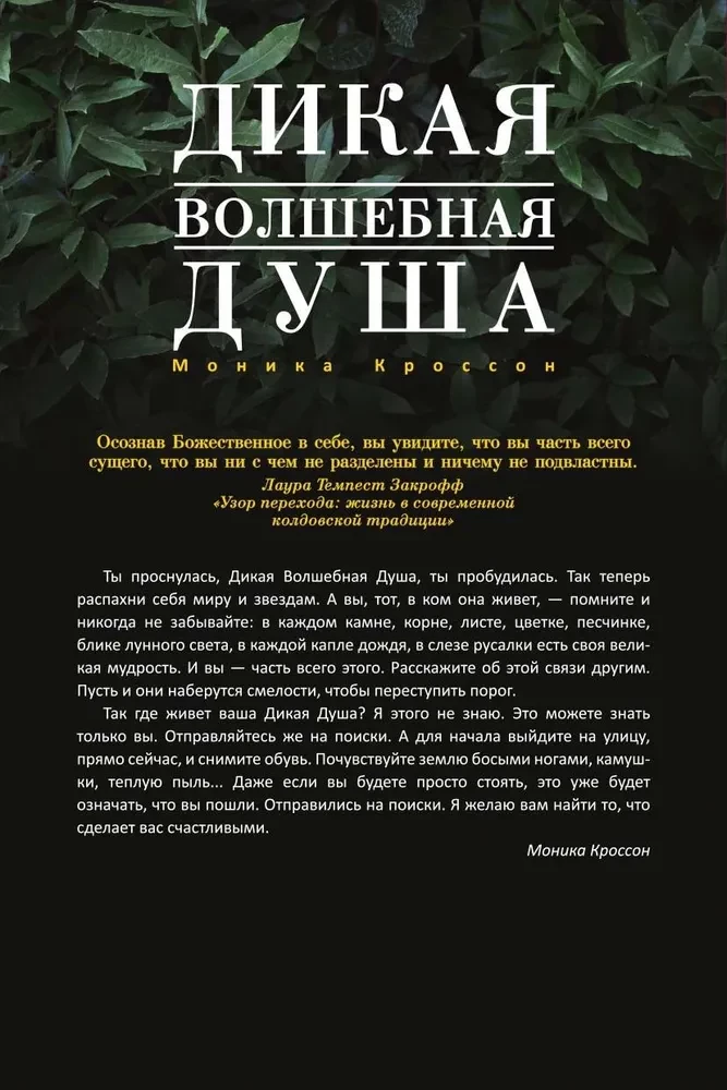 Дикая Волшебная Душа: раскрепости свой дух и соединись с мудростью природы