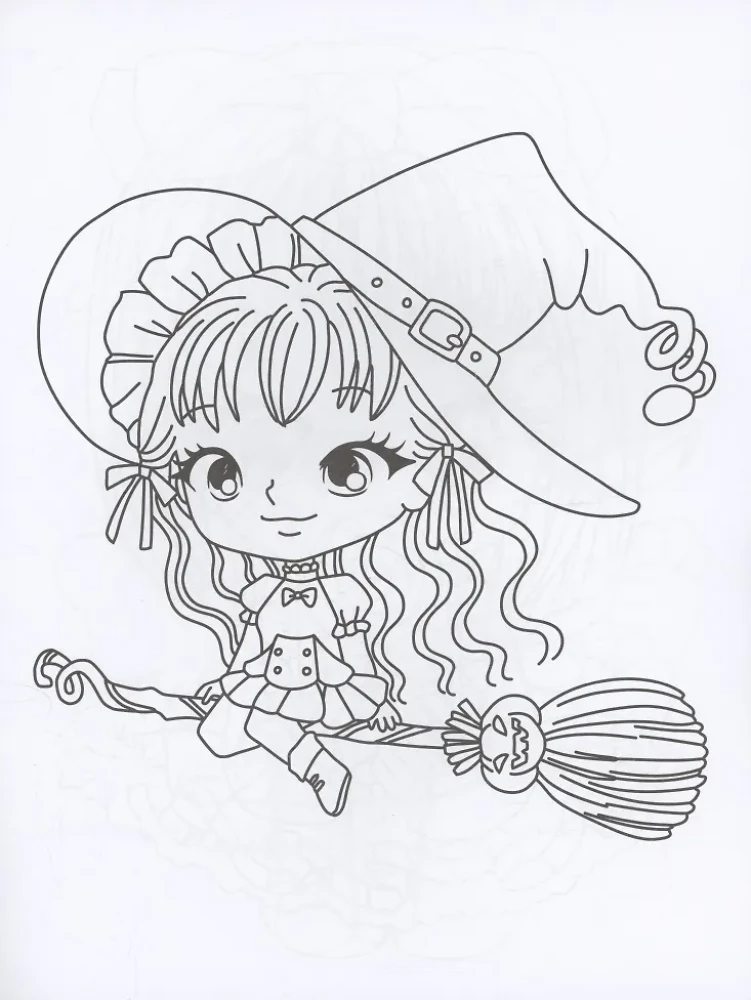 Anime krāsojamās grāmatas. Burvji