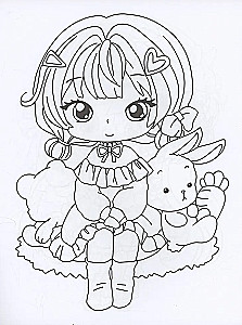 Anime krāsojamās grāmatas. Burvji