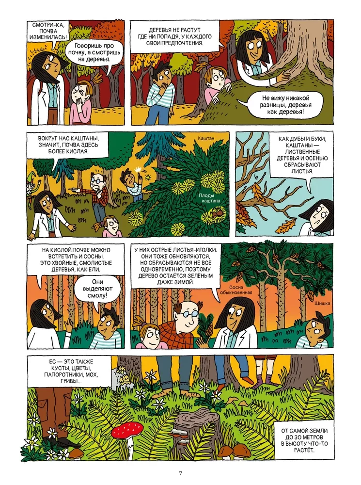 Meži un to iemītnieki komiksos