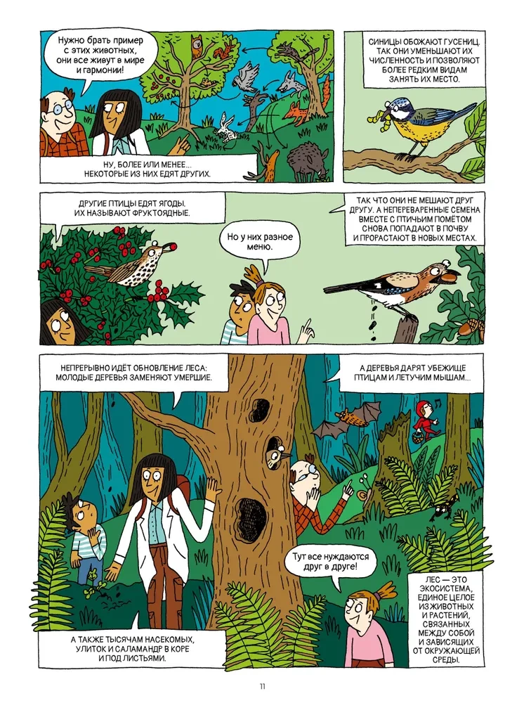 Meži un to iemītnieki komiksos