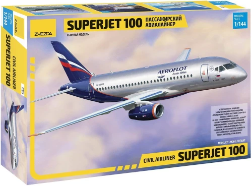 Saliekamā modeļa - Reģionālais pasažieru lidmašīna Superjet 100