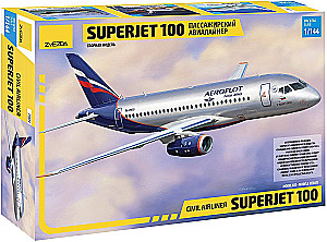 Saliekamā modeļa - Reģionālais pasažieru lidmašīna Superjet 100